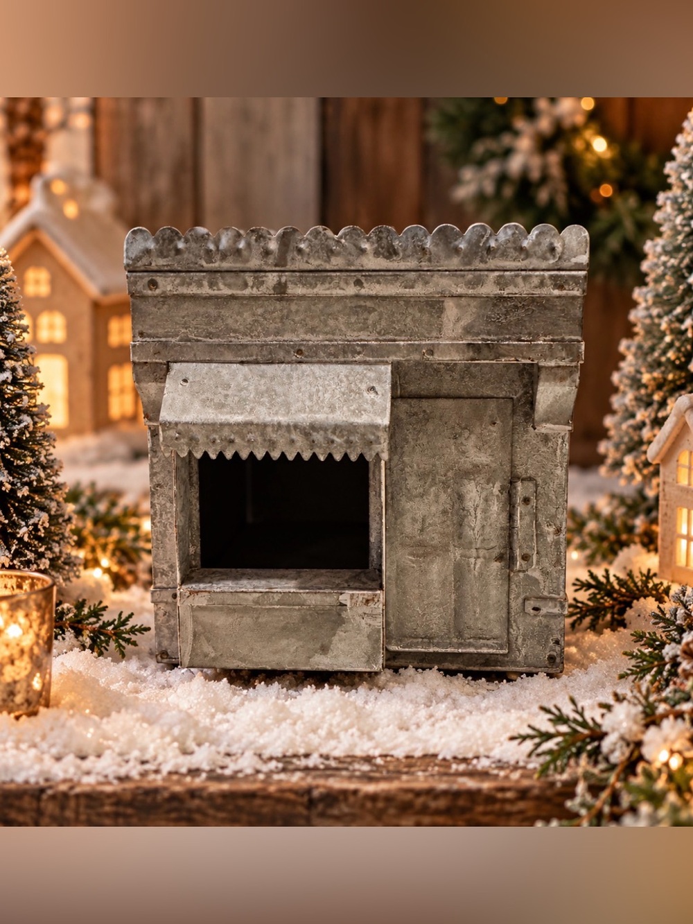 NEW Anthropologie x Terrain 2023 Concordville Zinc Shop Metal Storefont